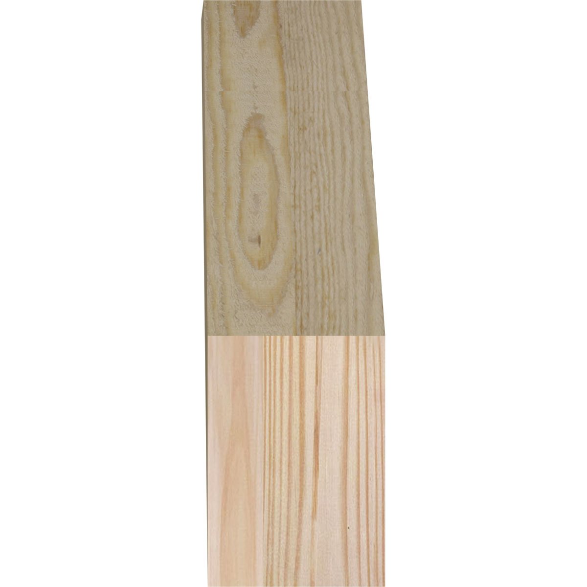 Ekena Millwork 4"W x 14"D x 14"H Traditional Rough Sawn Knee Brace, Douglas Fir BRC04X14X14TRA00RDF - alternate 4
